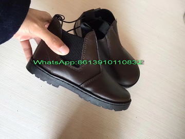 Wholesale Cheap China Low Price 7000 pairs Genuine Leather Kids Shoes Boot Stock